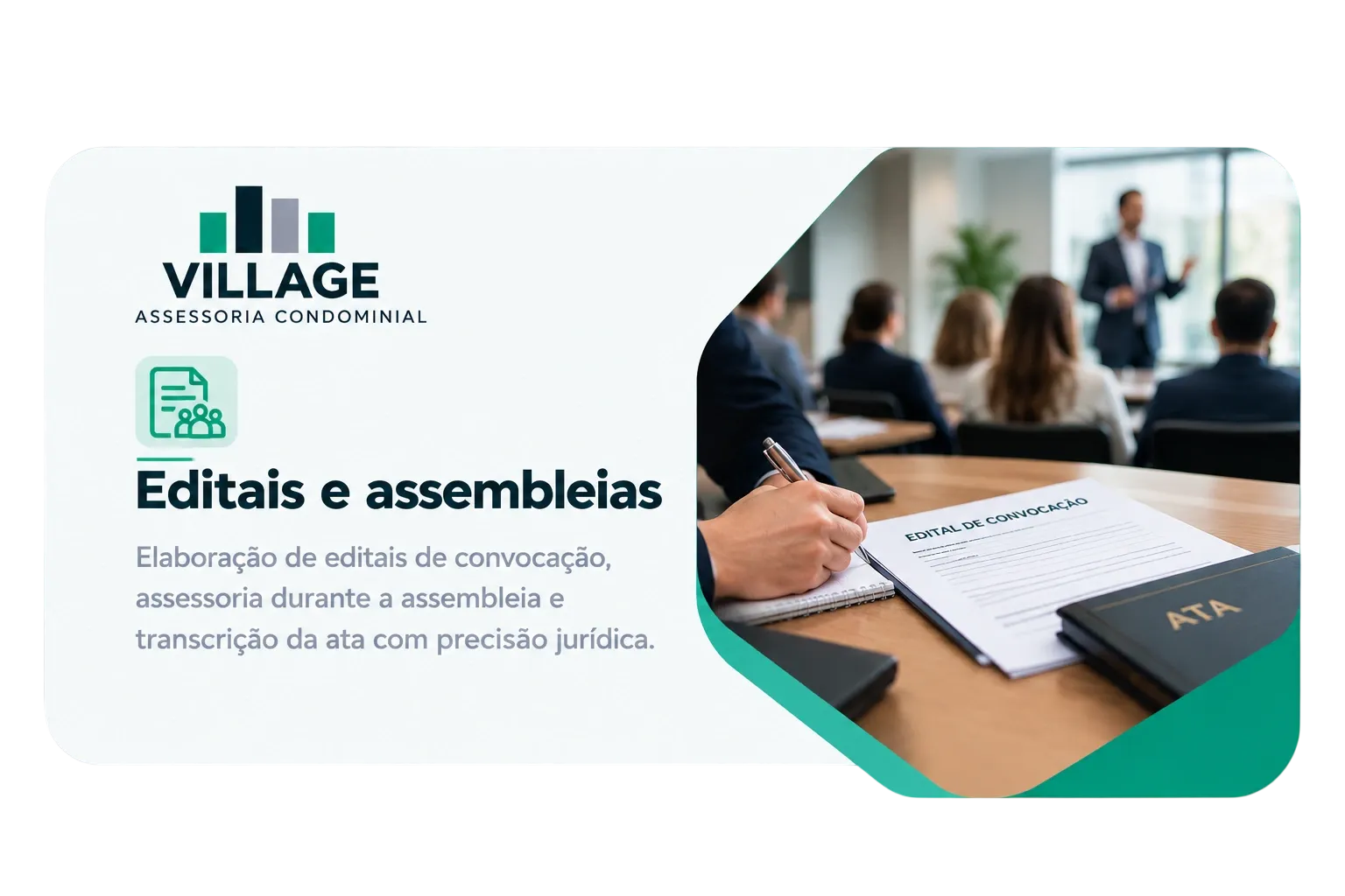 Editais e assembleias